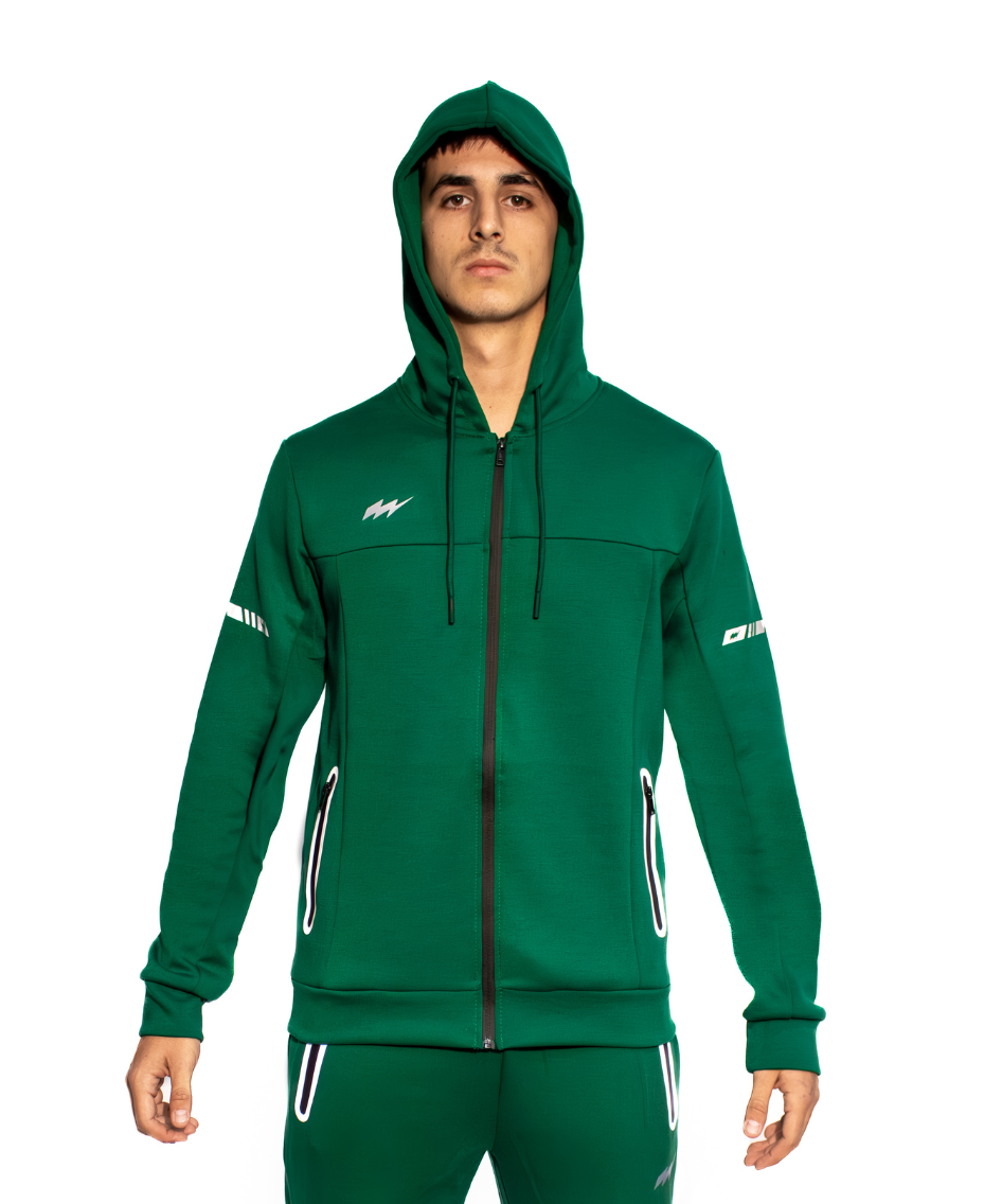Campera Hoody TOP TEAM Verde